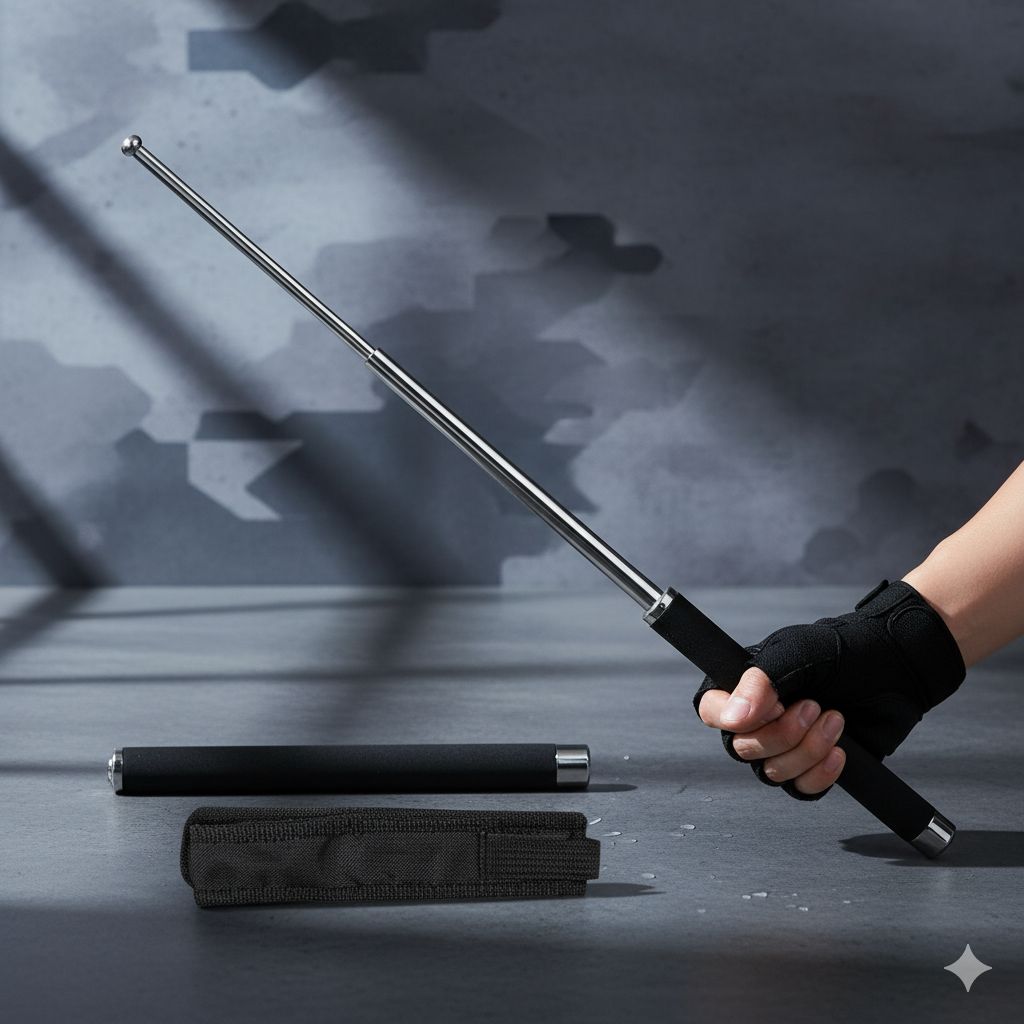 Compact Telescopic Self Defense Stick